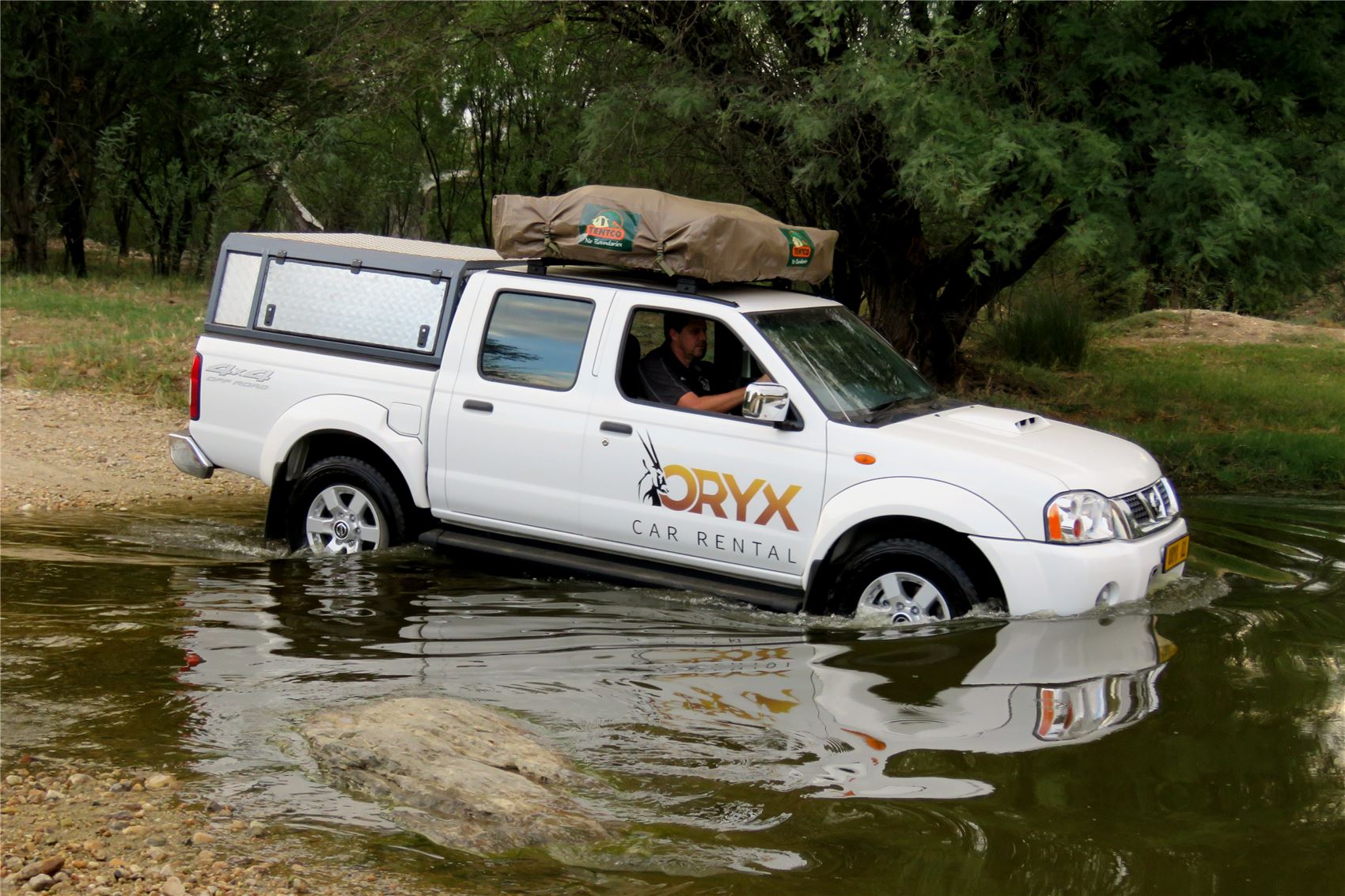 Driving through deep water