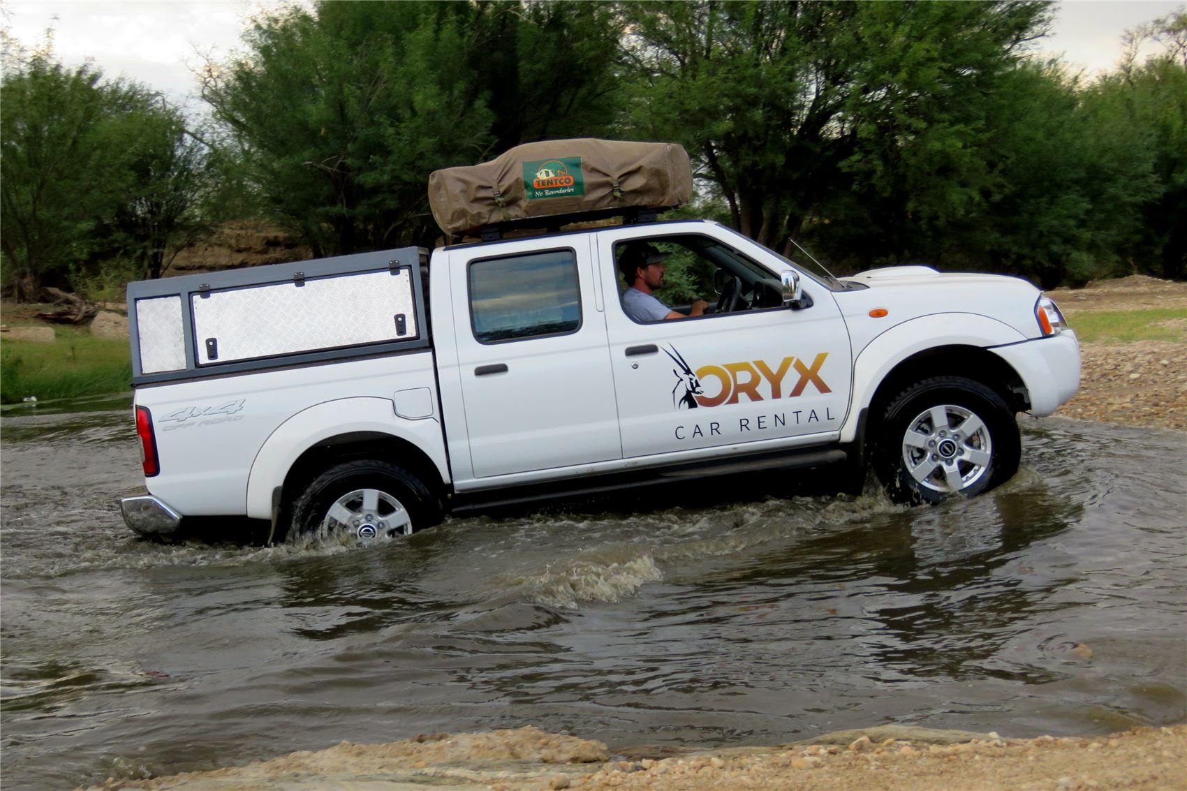 Driving through deep water