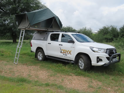 Fully equipped camping for two Toyota